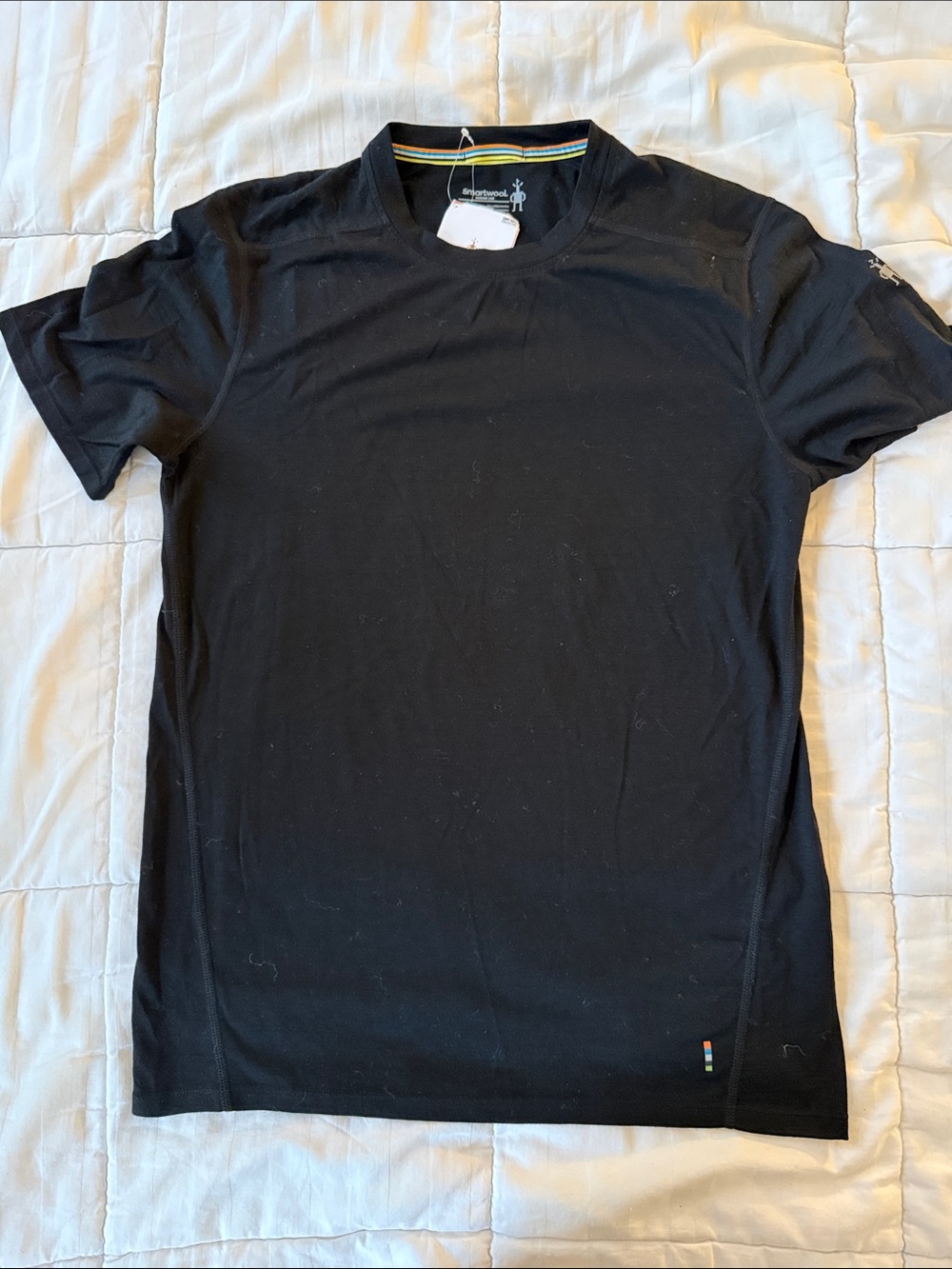 Smartwool Black Short Sleeve Crew Tee